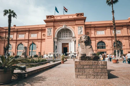 The Egyptian Museum in Downtown Cairo